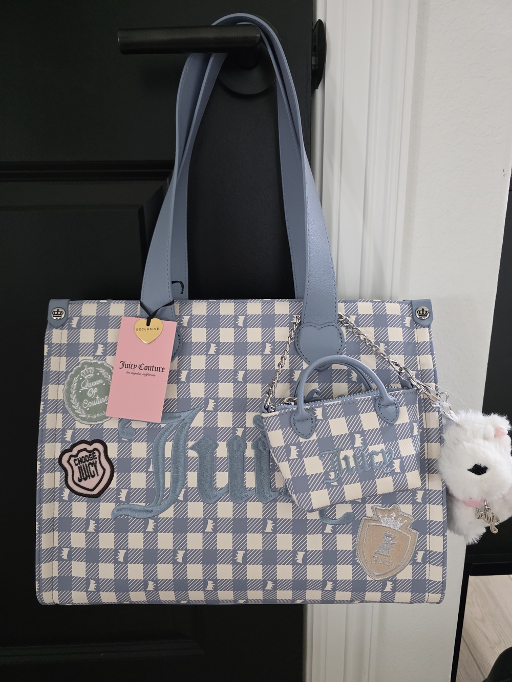NWT Juicy Couture Study In Style W/Scottie Tote